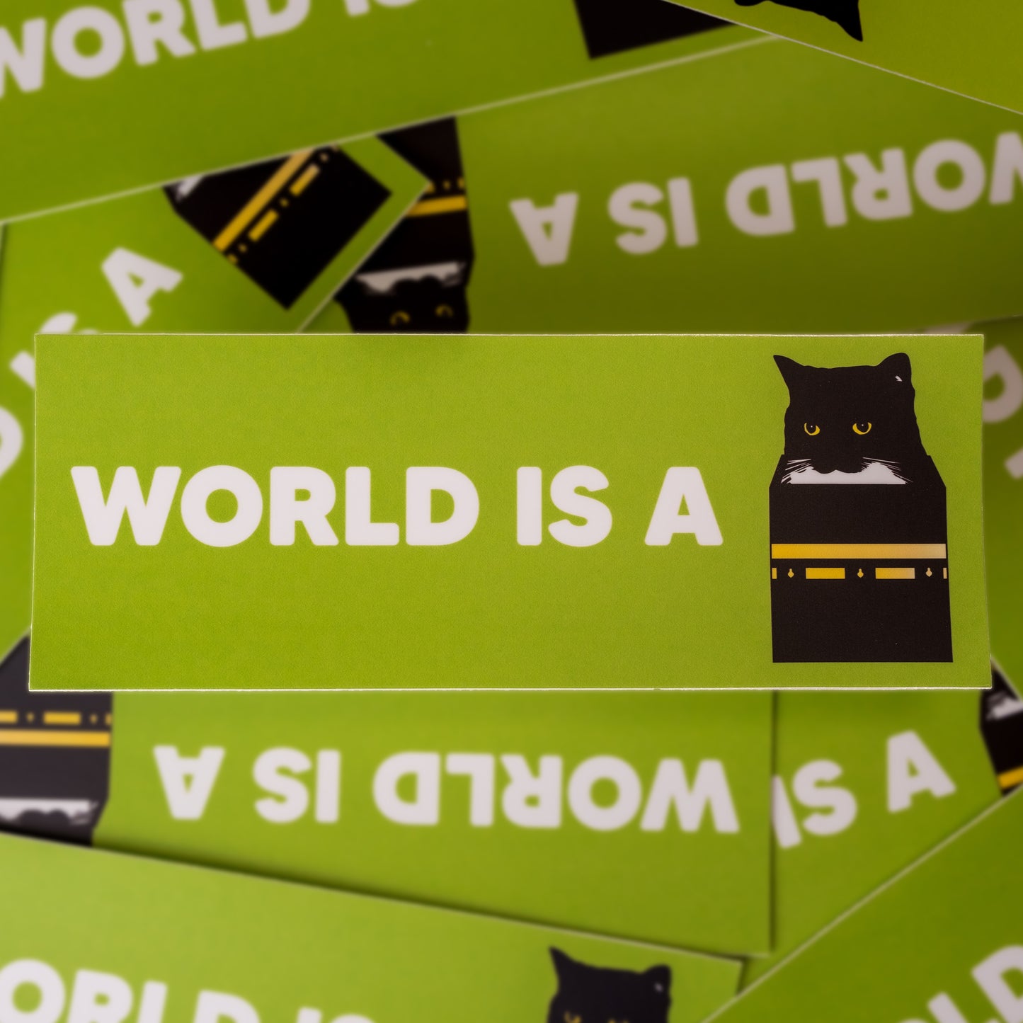 WORLD IS A 🕋 - Sticker